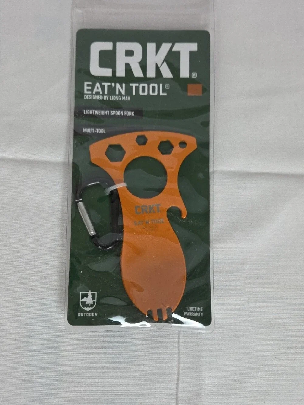CRKT Eat'n Tool Lightweight Orange Multi-Tool Spoon-Fork